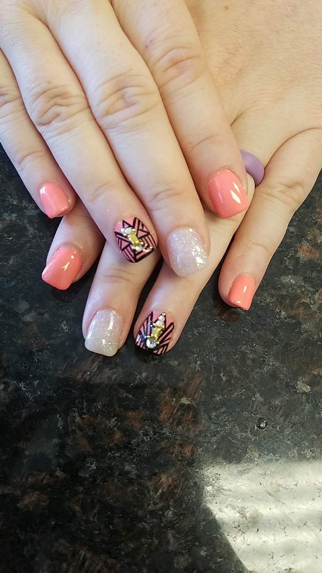 Hollywood Nails nail work in Beaufort, South Carolina